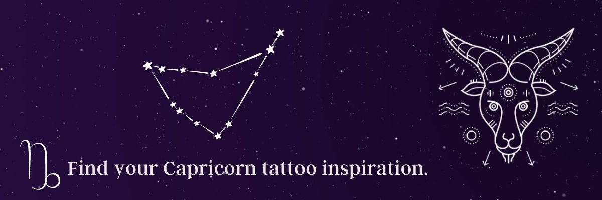 Capricorn Tattoo Guide - Symbols, History & Meanings ♑ - Astro Tattoos