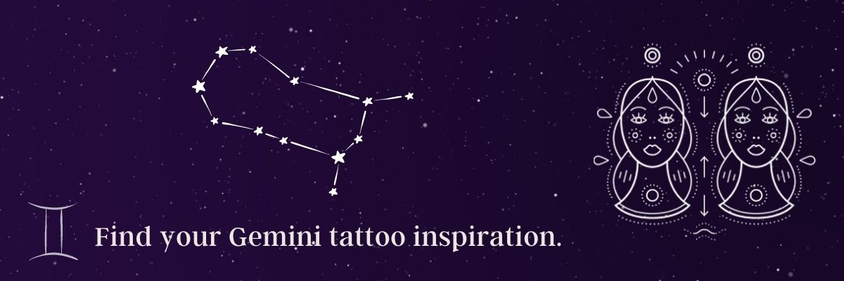 Smart Gemini Tattoo Tattoo With Facts & Symbols ♊ - Astro Tattoos
