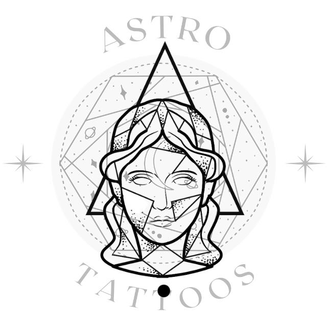Hand Poke Abstract Virgo Tattoo Design – Tattoos Wizard Designs