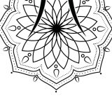 Lotus Mandala Pisces Tattoo Design detail