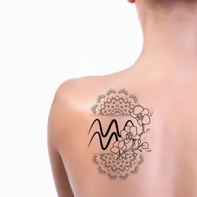 11 Aquarius Tattoo Ideas that Celebrate the Sign - Inside Out