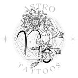 Pansy Mandala Capricorn Tattoo Design watermark