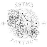 Small Cancer Rose Constellation Tattoo Design watermarked