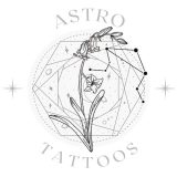 Small Libra Bluebells Constellation Tattoo Design watermarked
