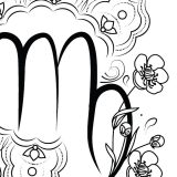 buttercup Mandala virgo Tattoo Design detail